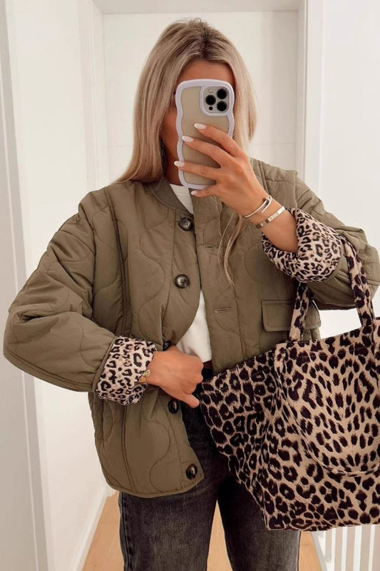 Gewatteerd Jack met Knopen