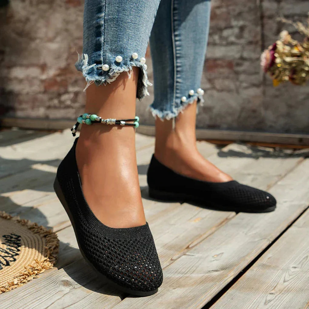 Damesmode Slip-on ballerina's voor comfortabel dragen in de zomer