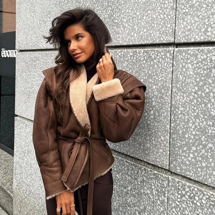 Stijlvolle Shearling Jas