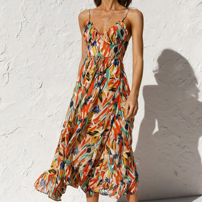 Zomerjurk met vrolijke print