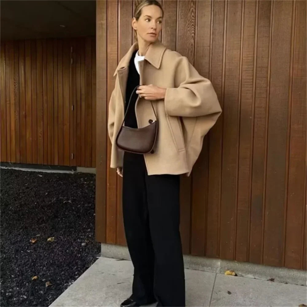 Wollen Oversized Jas