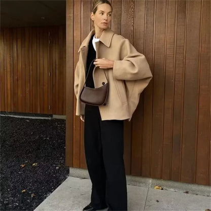 Wollen Oversized Jas