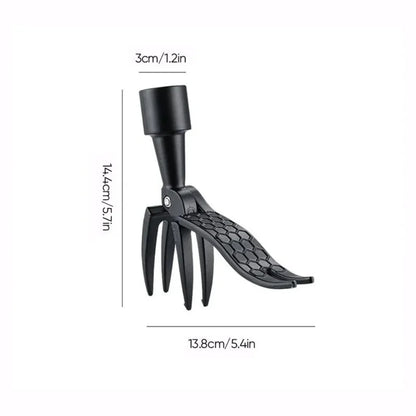 Roestvrijstalen verstelbare onkruidverwijderaar met lange steel en afneembaar blad