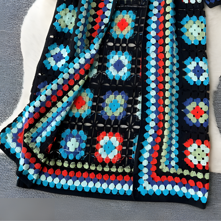 Corrie Long kleurrijk vest