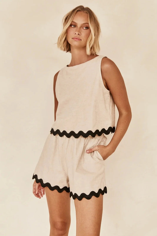 Chique tweedelige zomerset