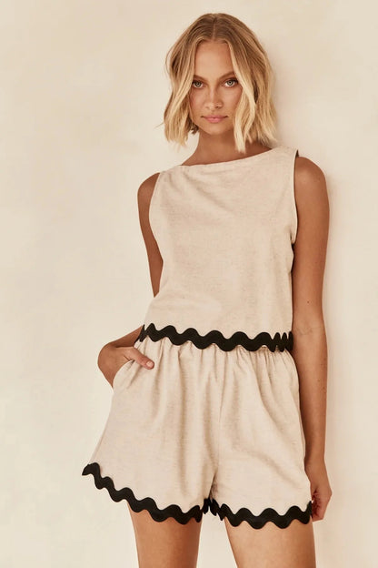 Chique tweedelige zomerset