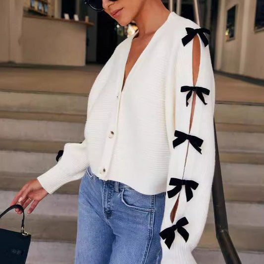 Elegant Vest met Strikjes