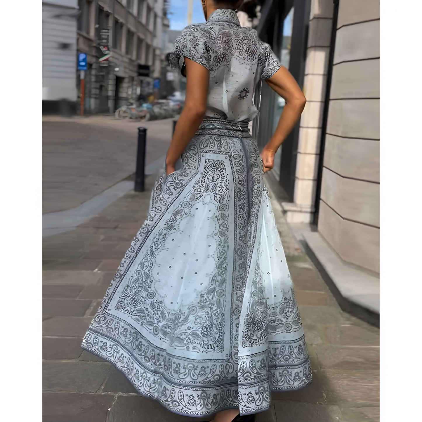 Gedetailleerde Maxi Jurk