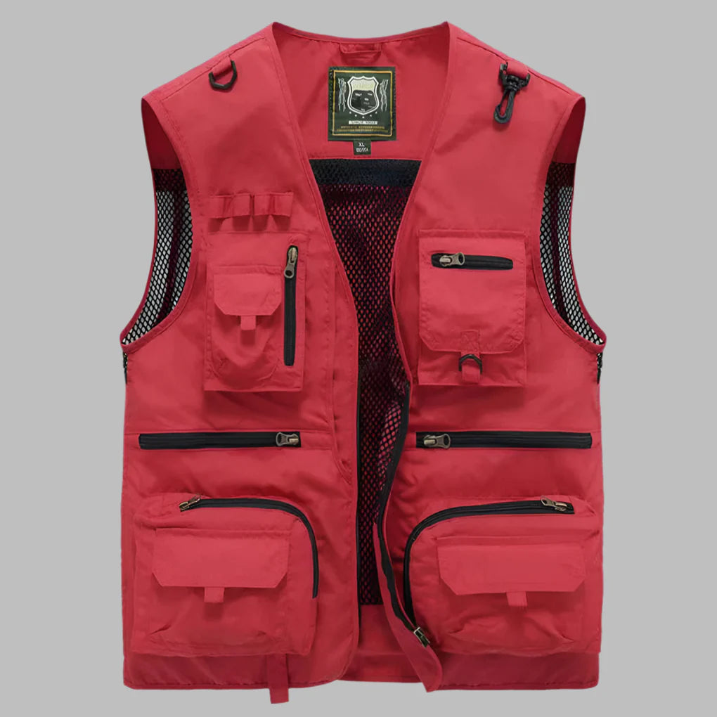 Zomervest met meerdere zakken