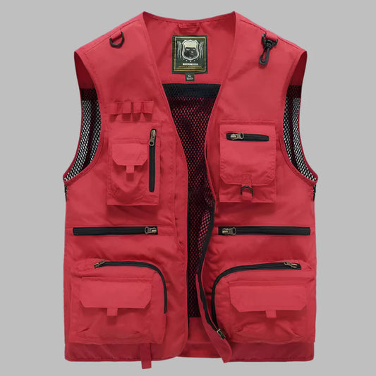 Zomervest met meerdere zakken