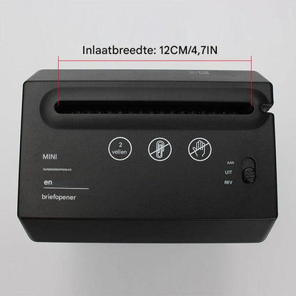 Mini-bureaupapierversnipperaar – compact, stil en efficiënt