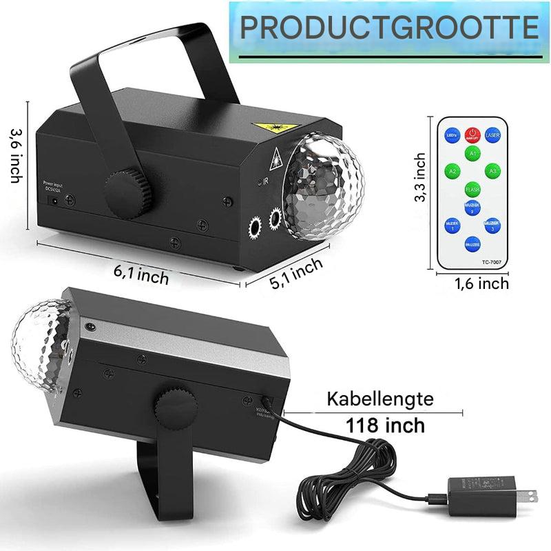 2-in-1 laserdiscolicht